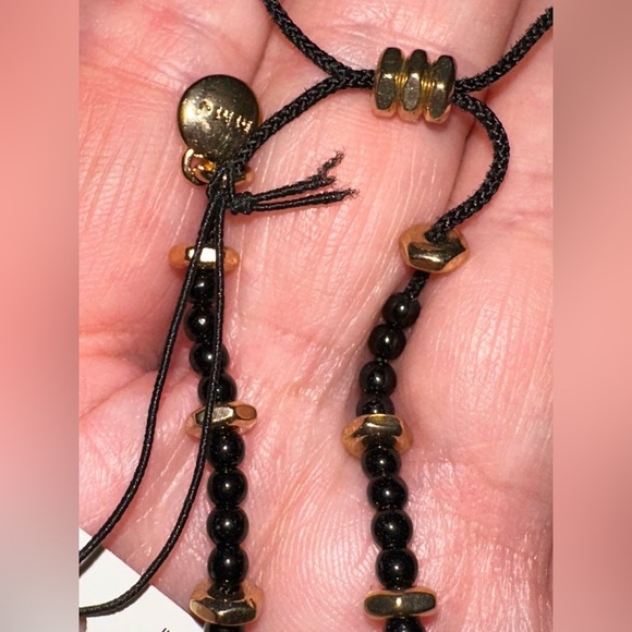 Marc by Marc Jacob’s tiny beaded bracelet with gold and black beads - Picture 3 of 4